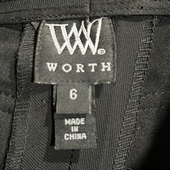 Worth Black Bootcut Pants Size 6 - EUC - Picture 5 of 5